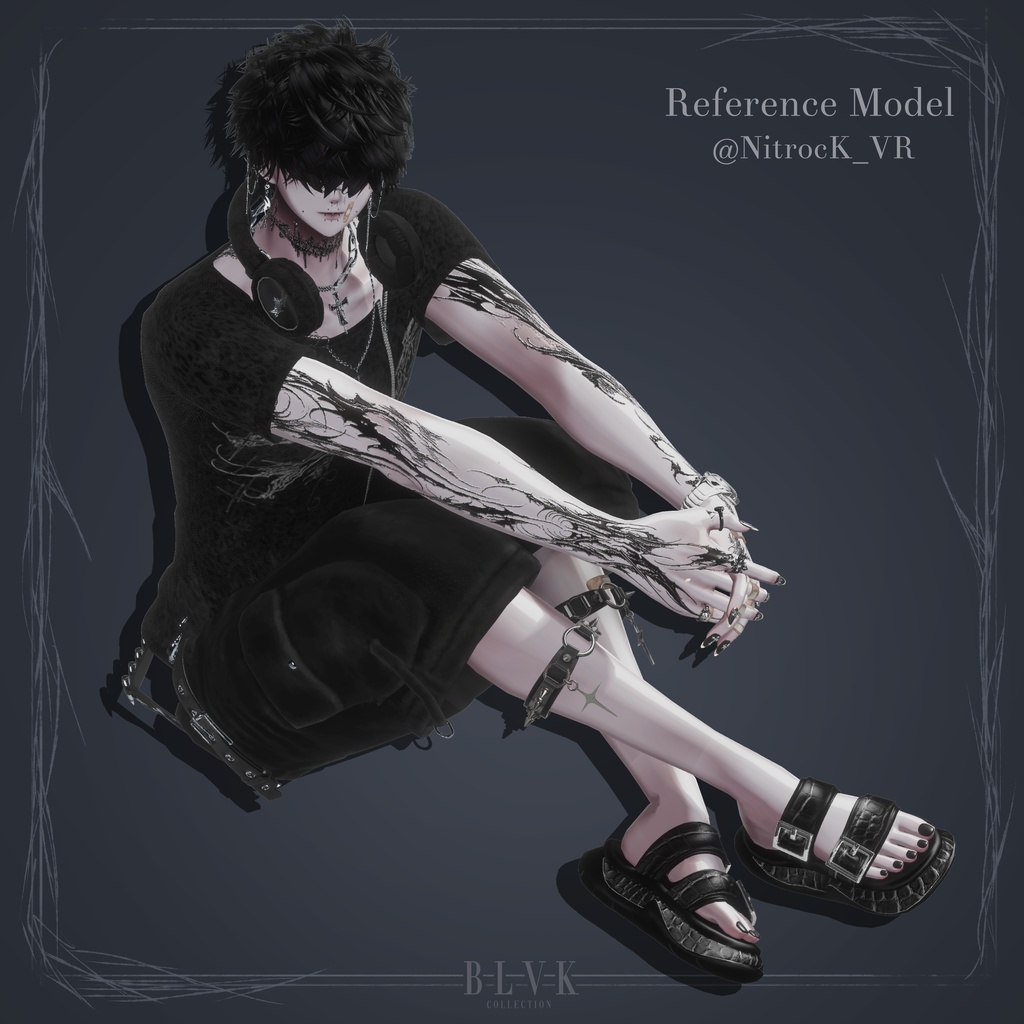 【20アバター対応】「Épineux」&「M.Bouclee」オリジナル3Dモデル