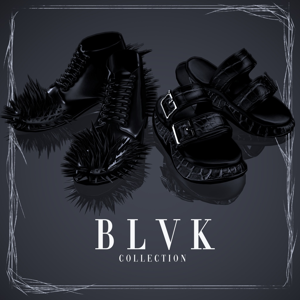 【SALE】「Épineux」＆「M.Bouclee」オリジナル3Dモデル