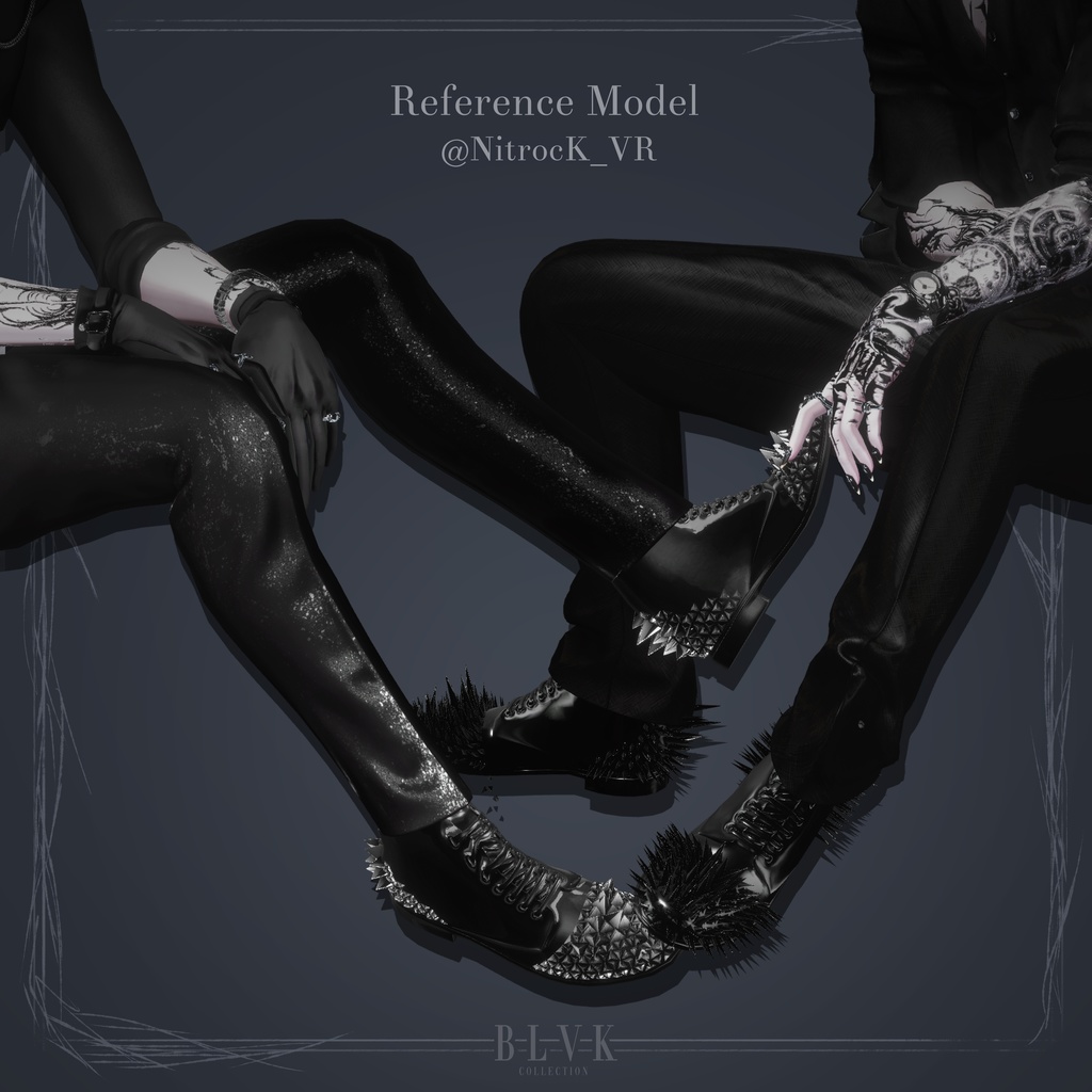 【20アバター対応】「Épineux」&「M.Bouclee」オリジナル3Dモデル