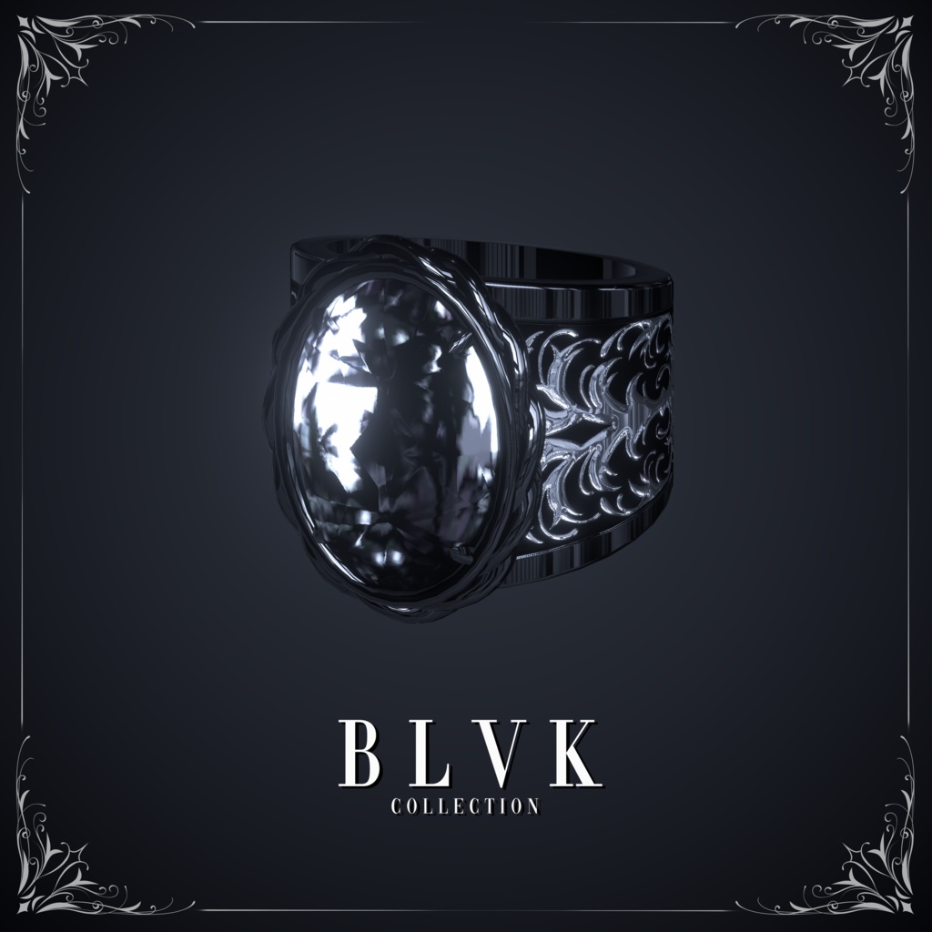 「BLVK S4 Ring Set」オリジナル3Dモデル
