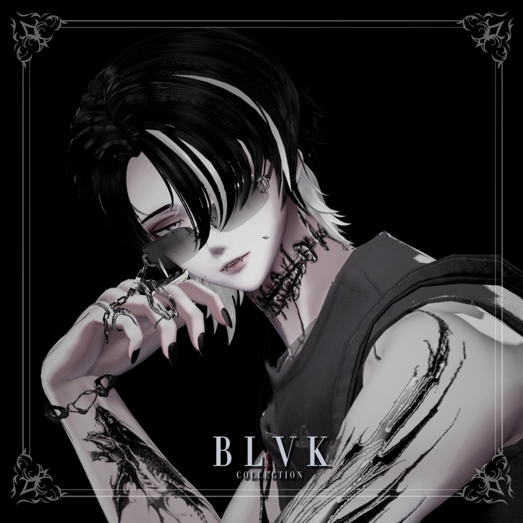 「BLVK S4 Fullset」オリジナル3Dモデル