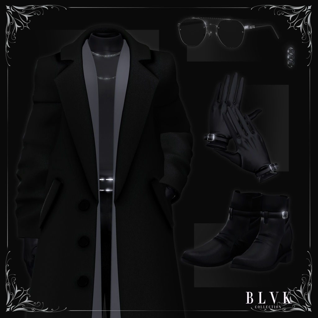 「BLVK S4 Fullset」オリジナル3Dモデル