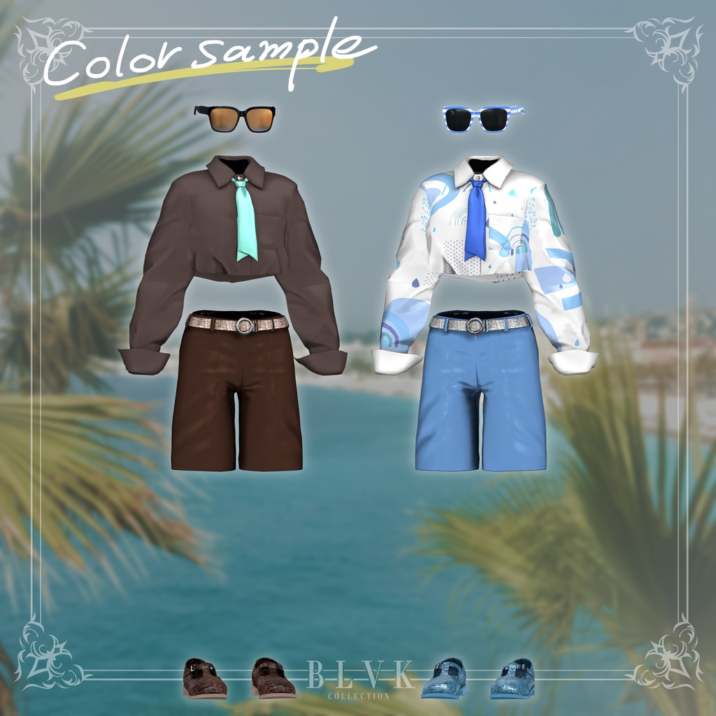 【20アバター対応】「Un Ete Parisien」オリジナル3D衣装