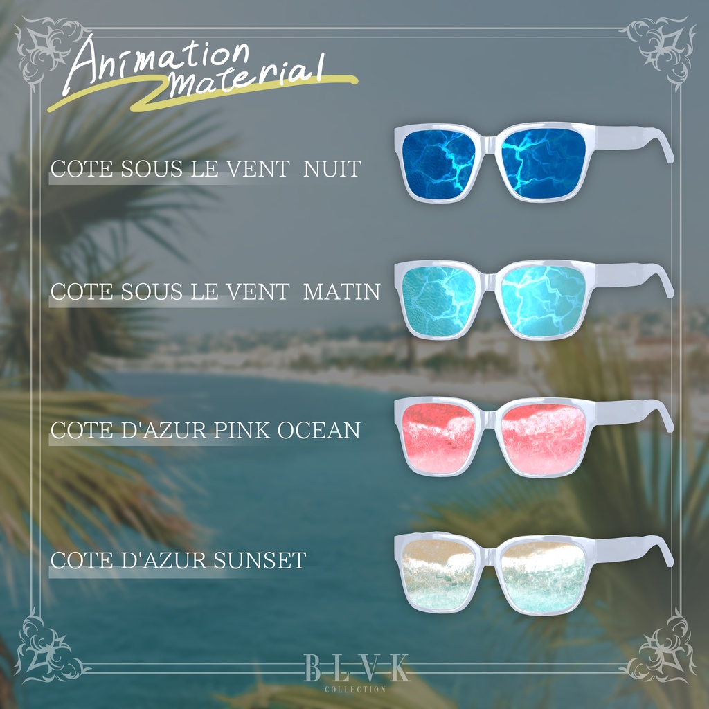 「Cote D’azur」オリジナル3Dアクセサリー