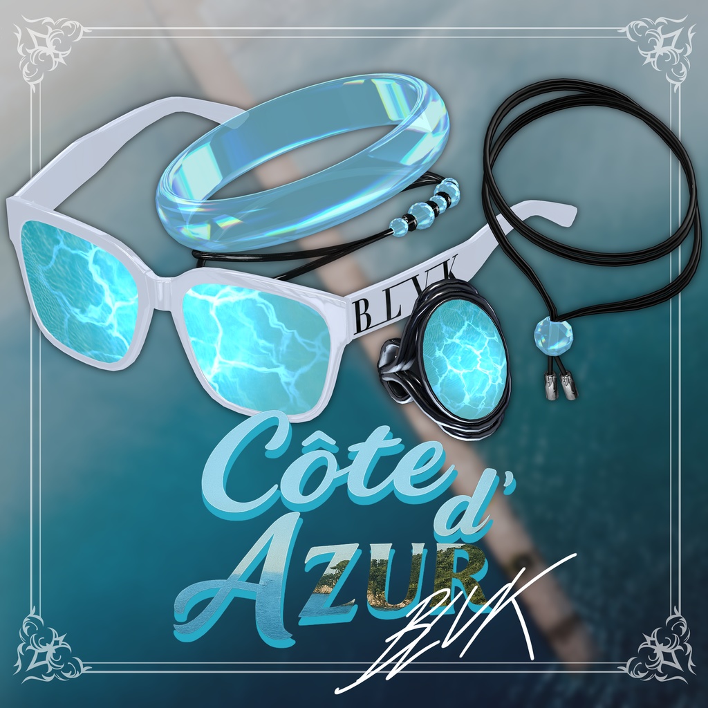 「Cote D’azur」オリジナル3Dアクセサリー