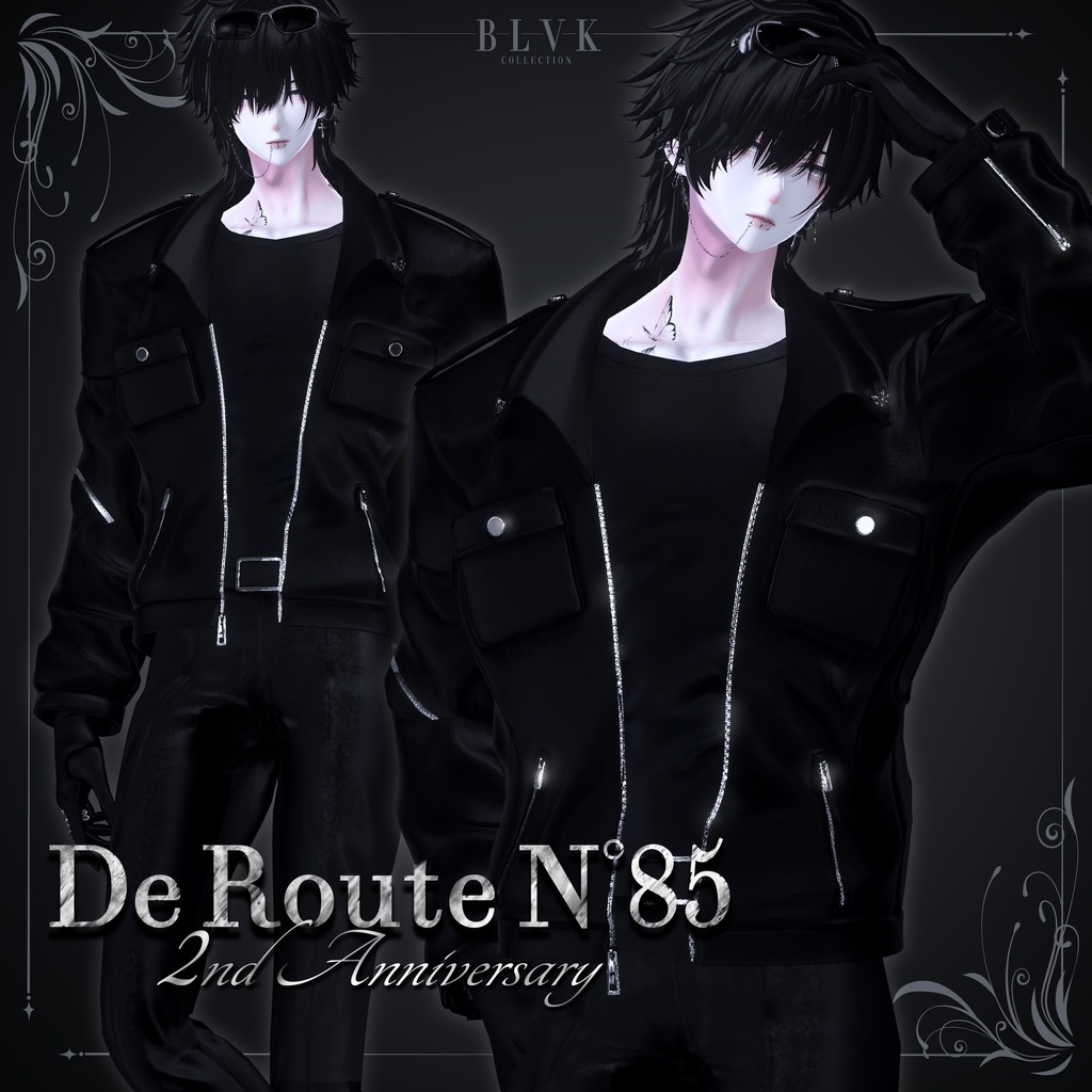 【期間限定無料】「De Route N85」オリジナル3D衣装【25アバター対応】