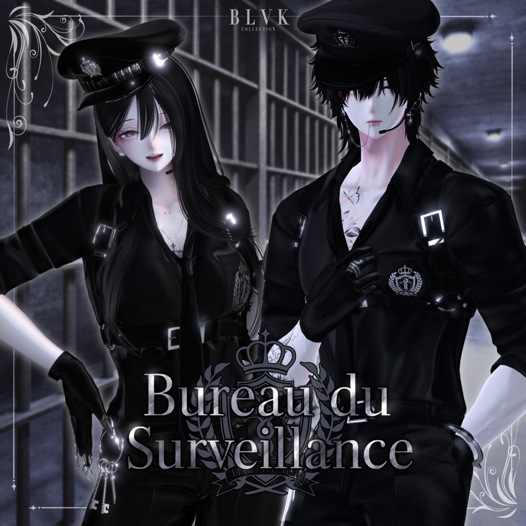 【25アバター対応】「Bureau du Surveillance」オリジナル3D衣装