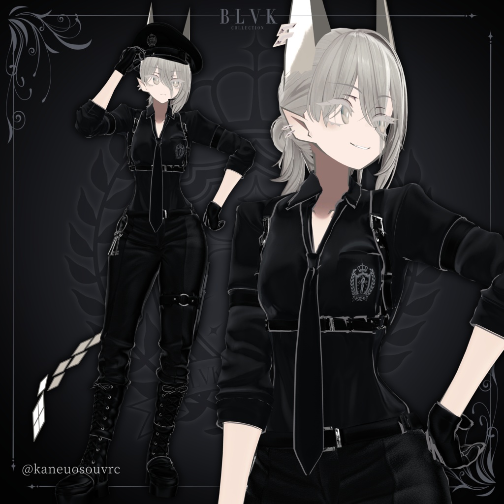 【30アバター対応】「Bureau du Surveillance」オリジナル3D衣装