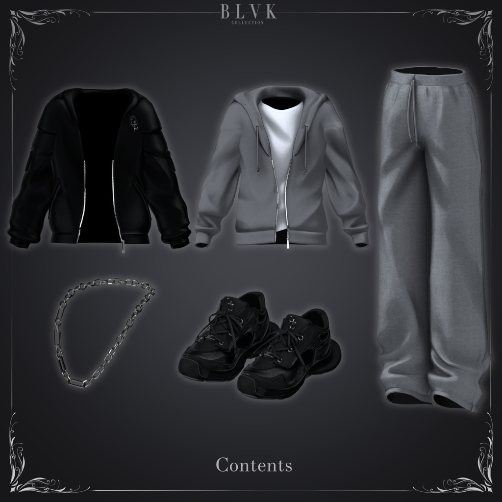 「BLVK S7 Fullset」オリジナル3Dモデル