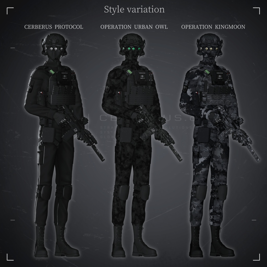 【SALE】「Cerberus Protocol」オリジナル3Dモデル