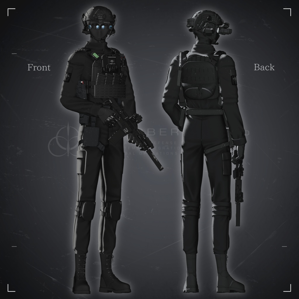 【SALE】「Cerberus Protocol」オリジナル3Dモデル