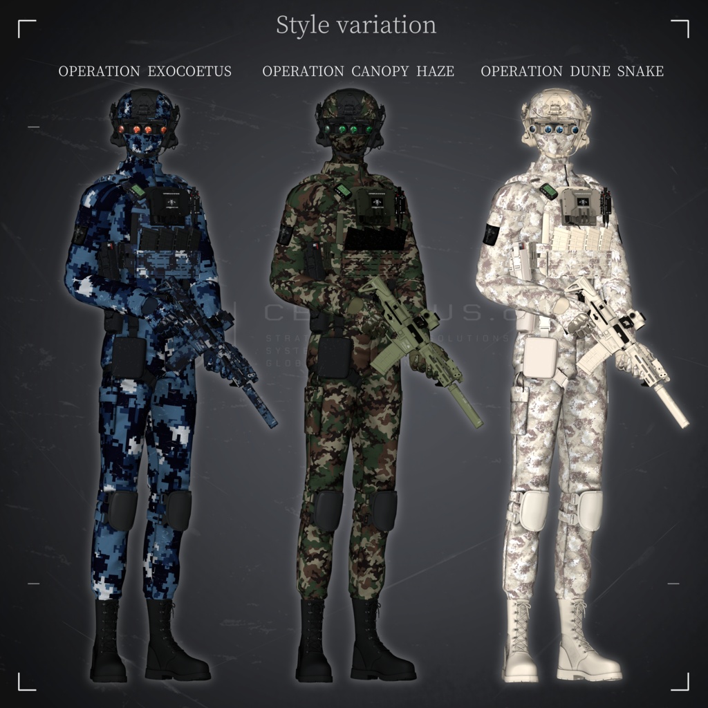 【SALE】「Cerberus Protocol」オリジナル3Dモデル