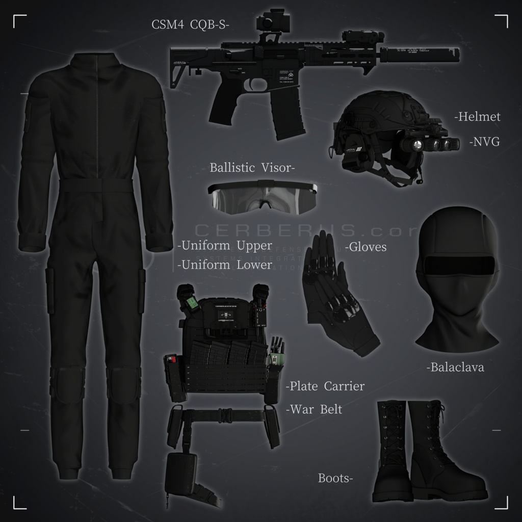 【SALE】「Cerberus Protocol」オリジナル3Dモデル
