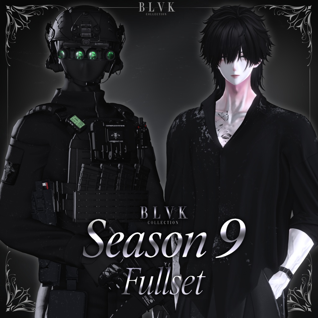 「BLVK S9 Fullset」オリジナル3Dモデル