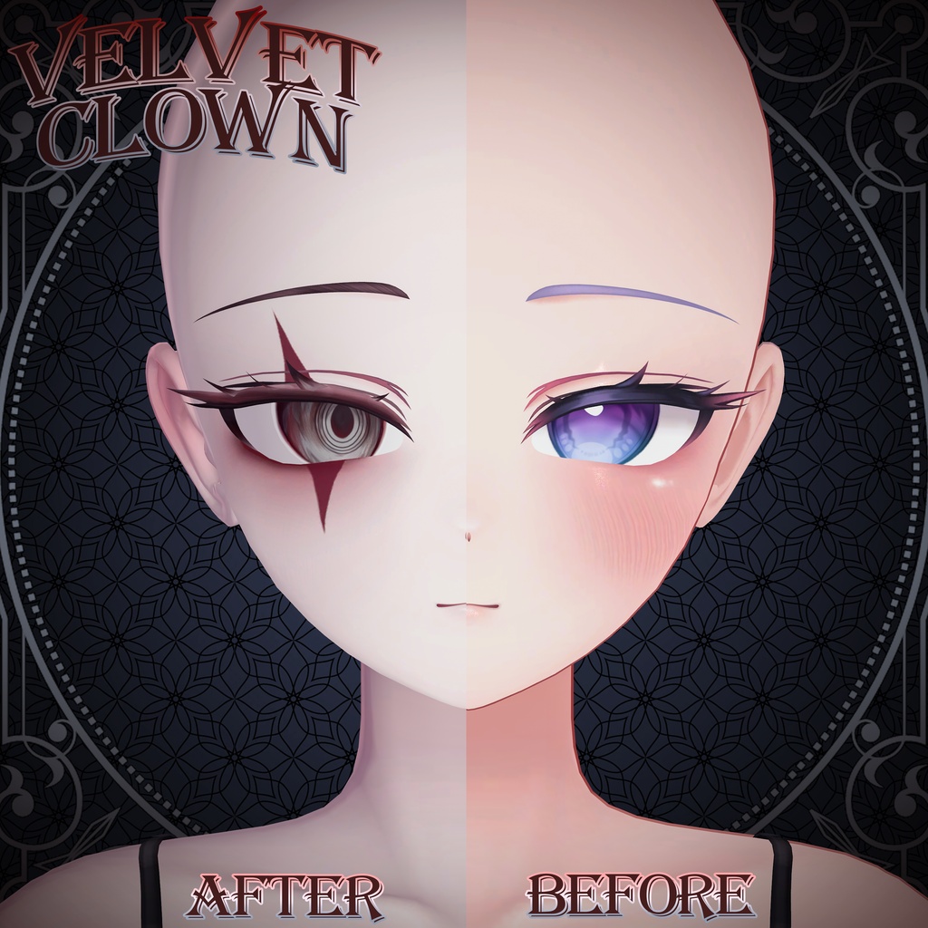 ✧ Velvet Clown_Makeup_Body+Eye Texture+Shader✧