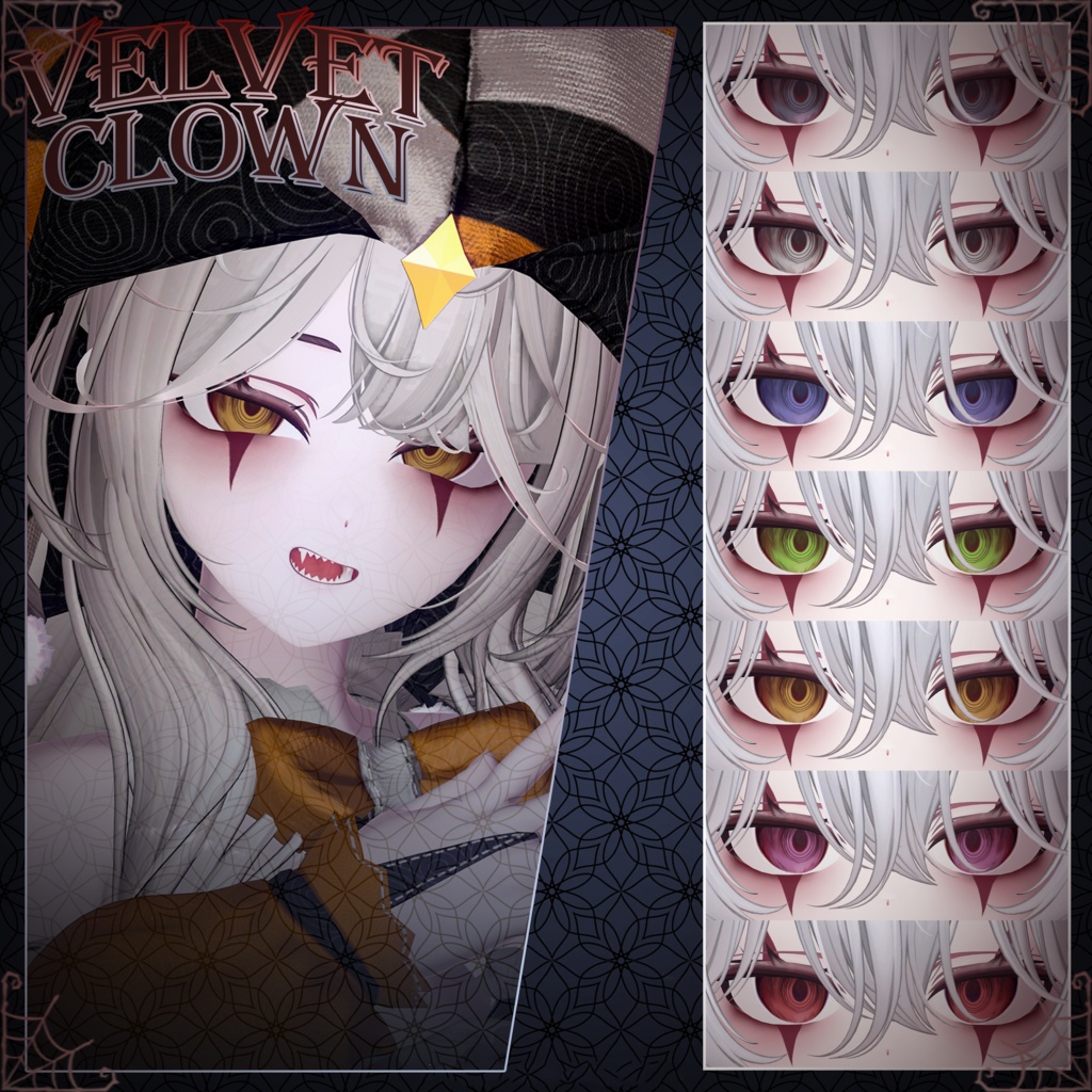 ✧ Velvet Clown_Makeup_Body+Eye Texture+Shader✧