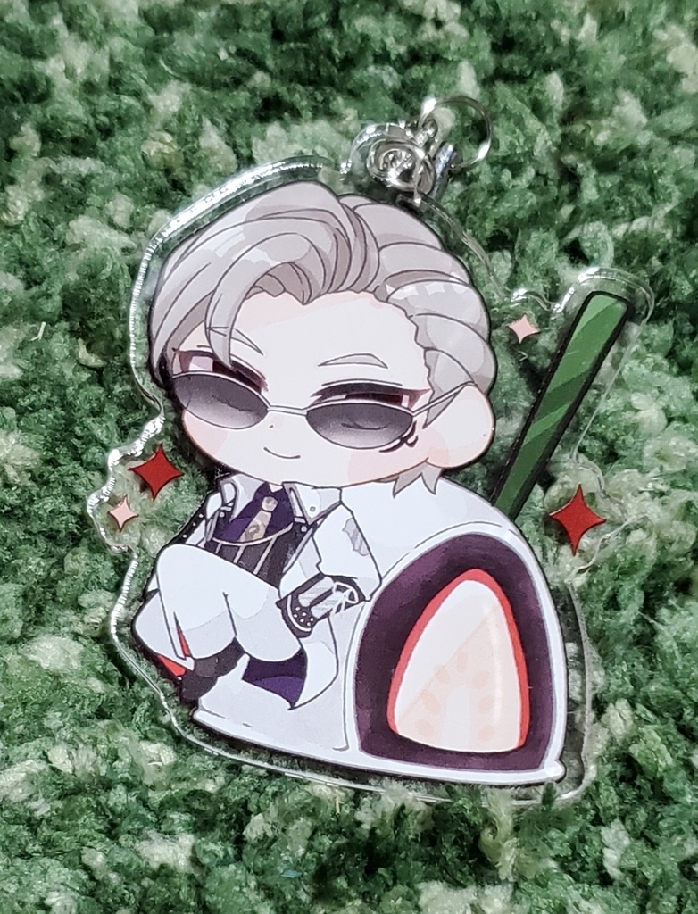 一文字スイーツアクリルキーホルダー