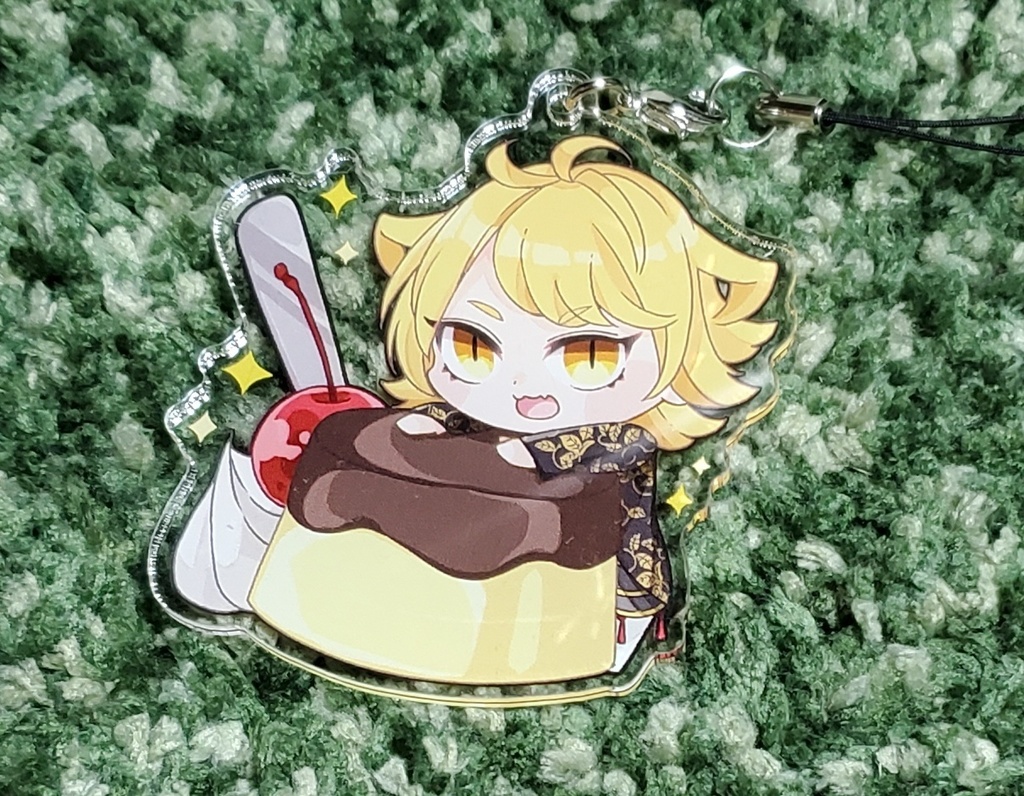 一文字スイーツアクリルキーホルダー