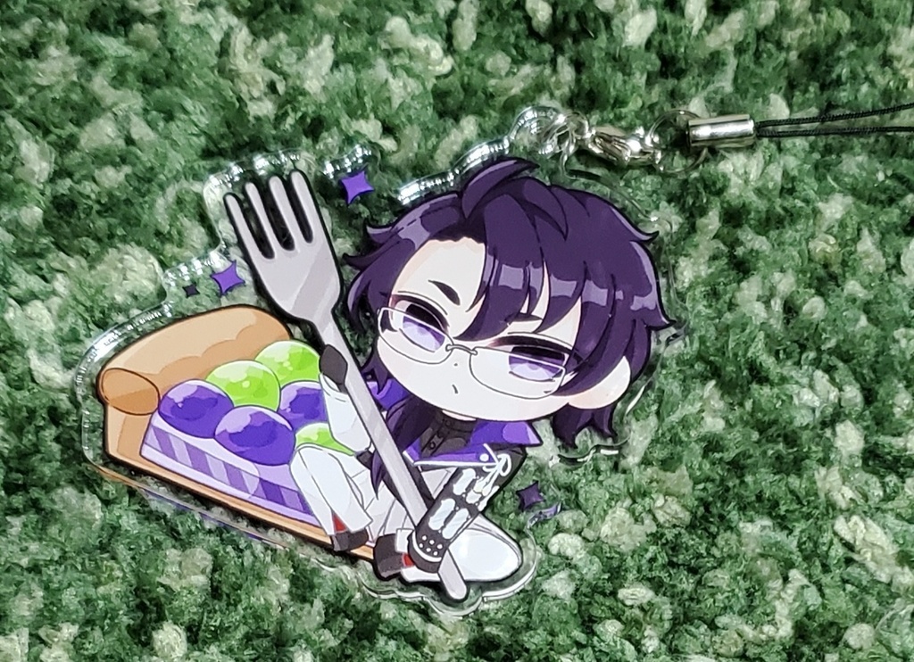 一文字スイーツアクリルキーホルダー