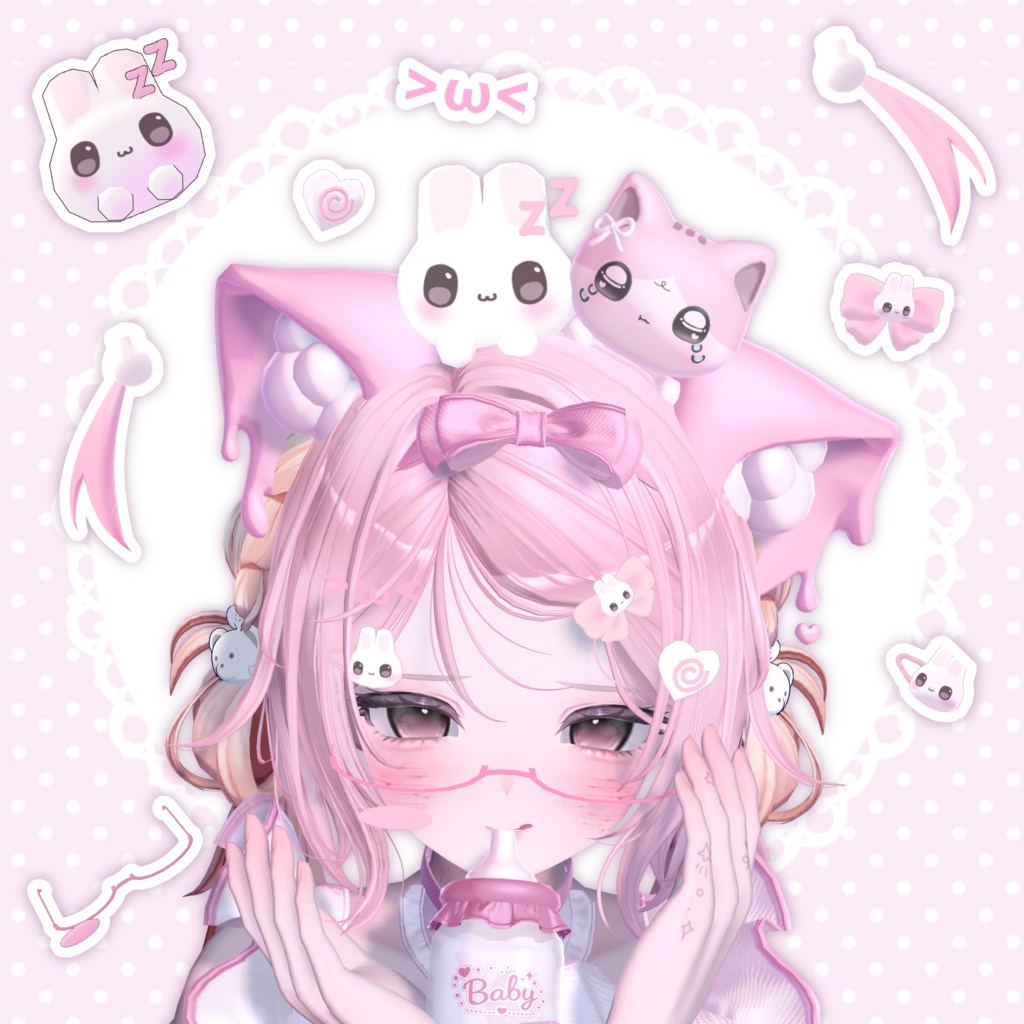 SALE 〜8/9 萌えっ! うさたん(՞>⩊<՞)