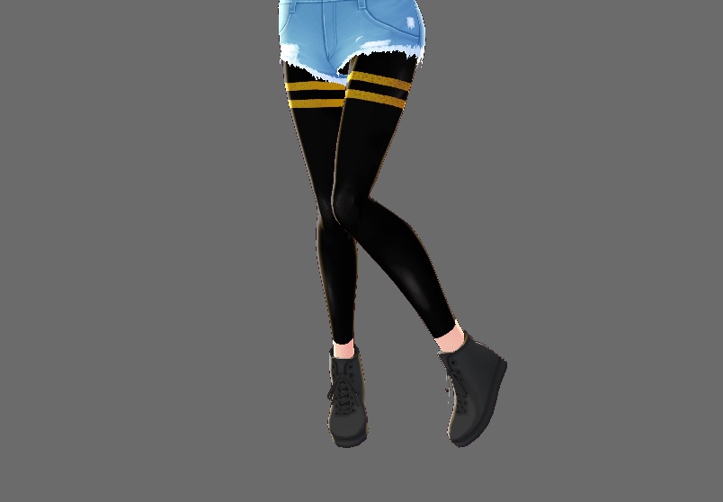 Yellow Stripe Leggings