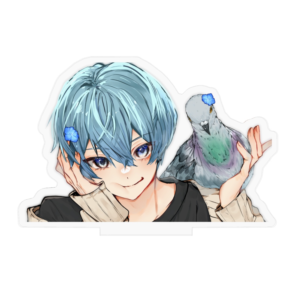 100mm【神】左京くん with 鳩 アクリルスタンド