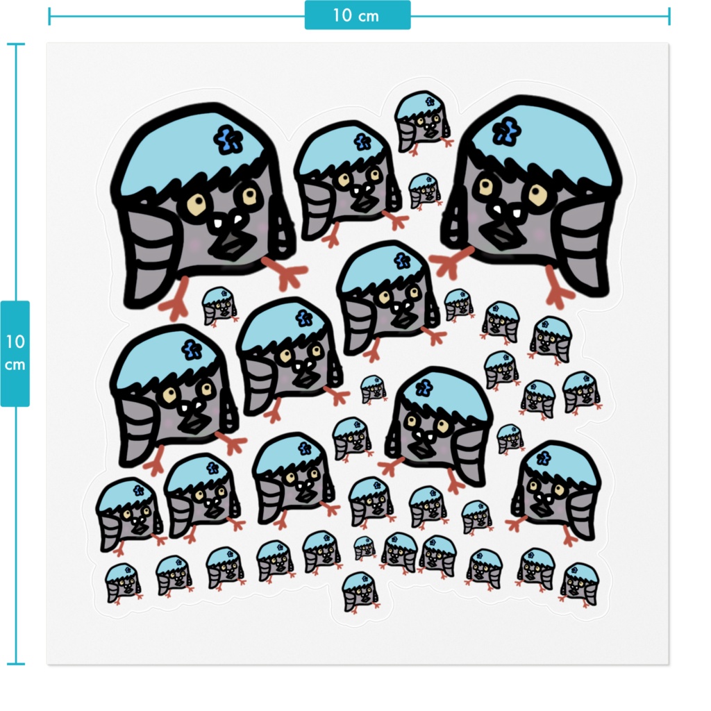 さきょぽっぽ エッポステッカー透過