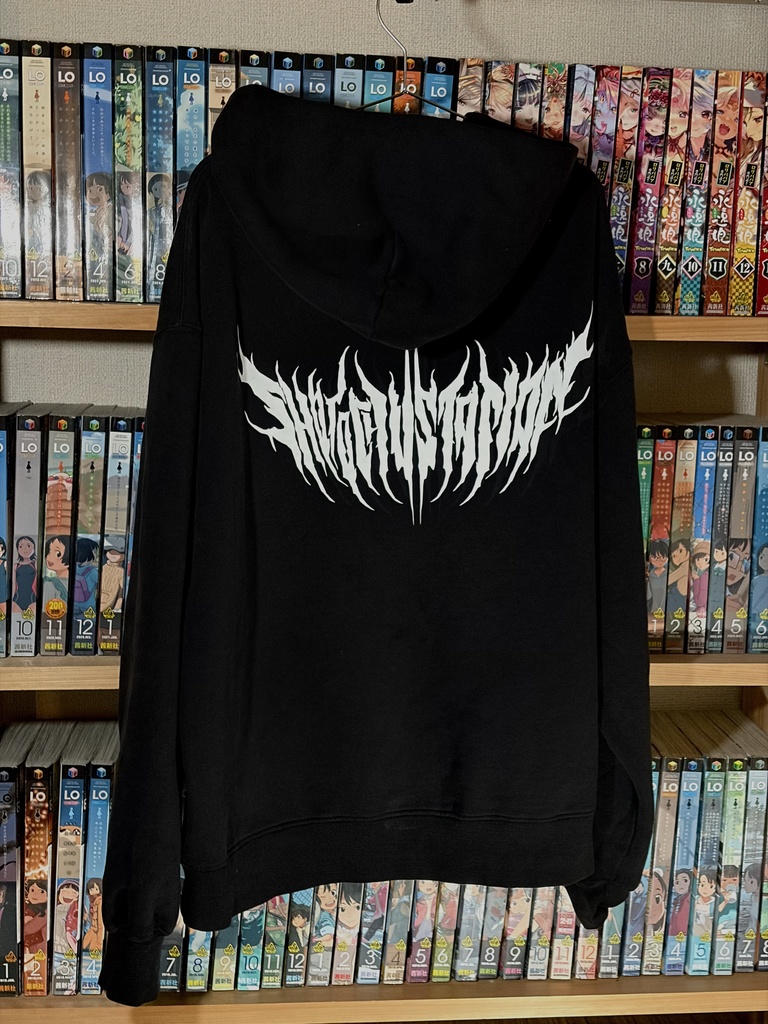 【受注生産】deathmetal logo double zip hoodie【予約5月16日まで】