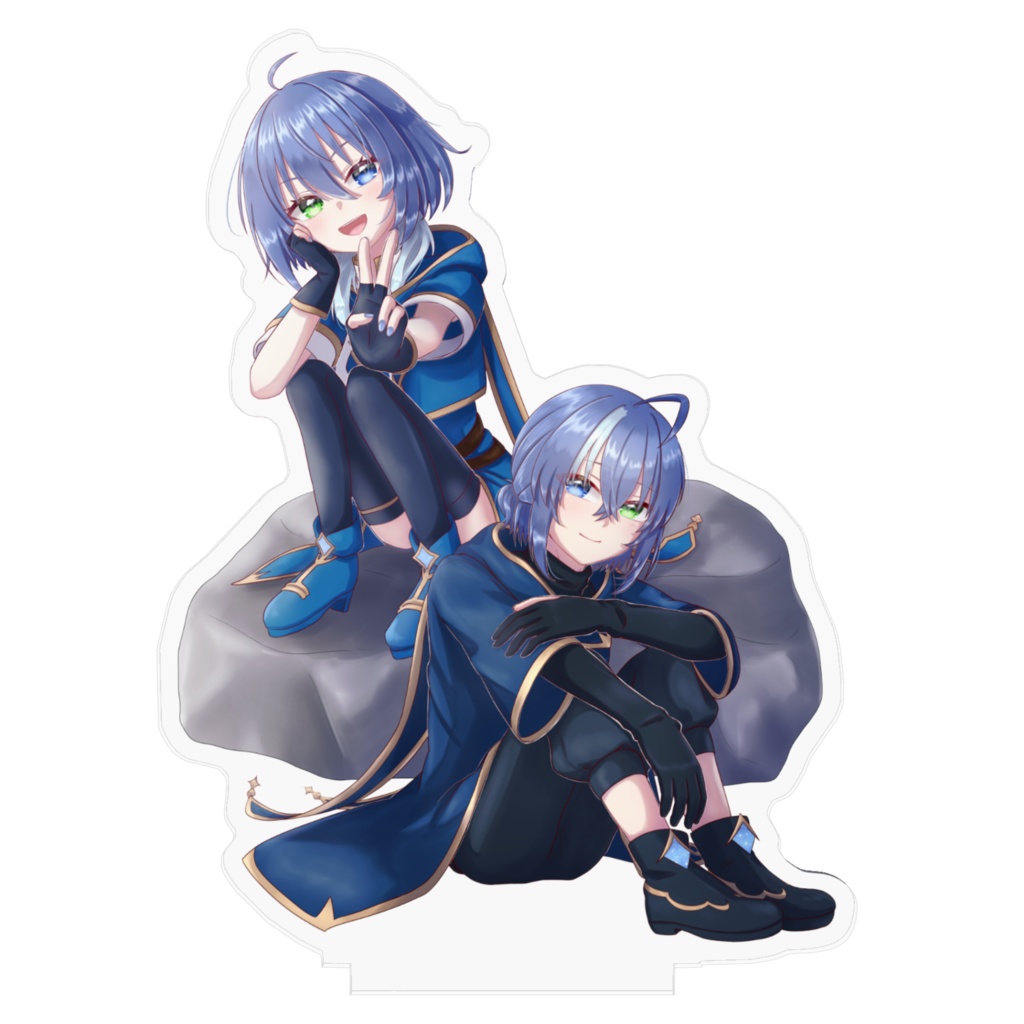 蒼星の地図職人 姉弟アクリルフィギュア