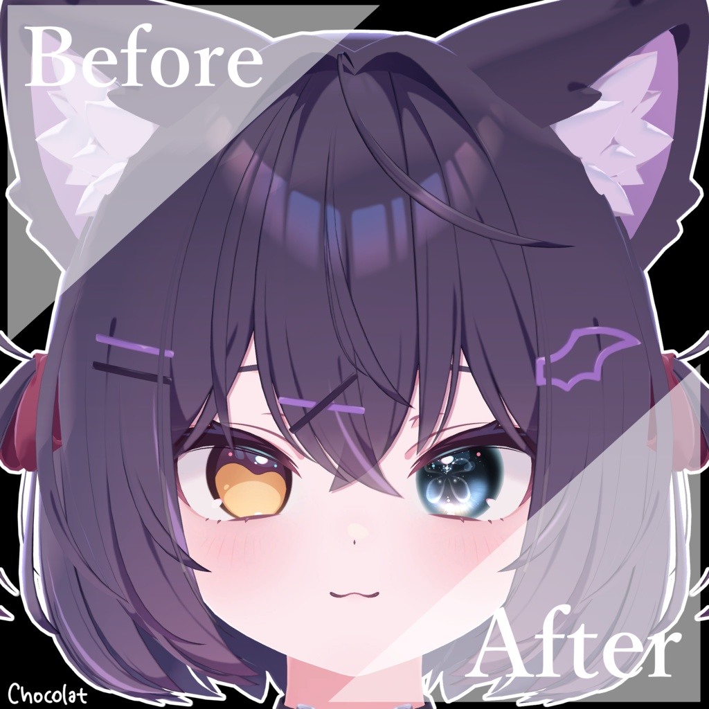 【マヌカ用】JellyfishEye【Eye & Makeup texture】【11アバター対応Eye texture】