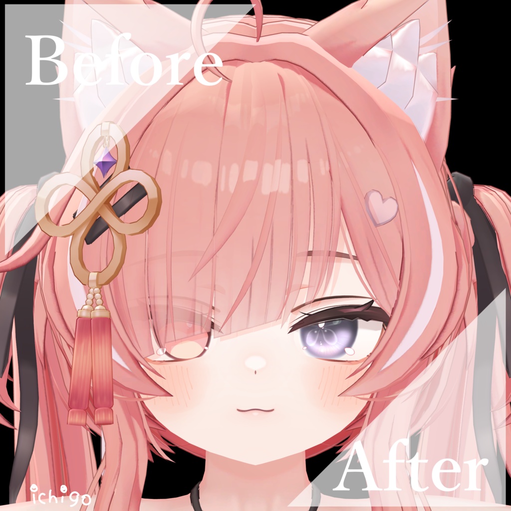 【マヌカ用】JellyfishEye【Eye & Makeup texture】【11アバター対応Eye texture】