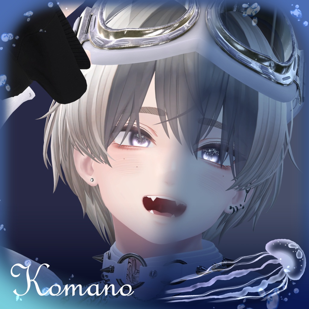 【マヌカ用】JellyfishEye【Eye & Makeup texture】【11アバター対応Eye texture】