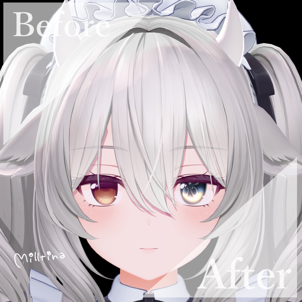 【マヌカ用】JellyfishEye【Eye & Makeup texture】【11アバター対応Eye texture】