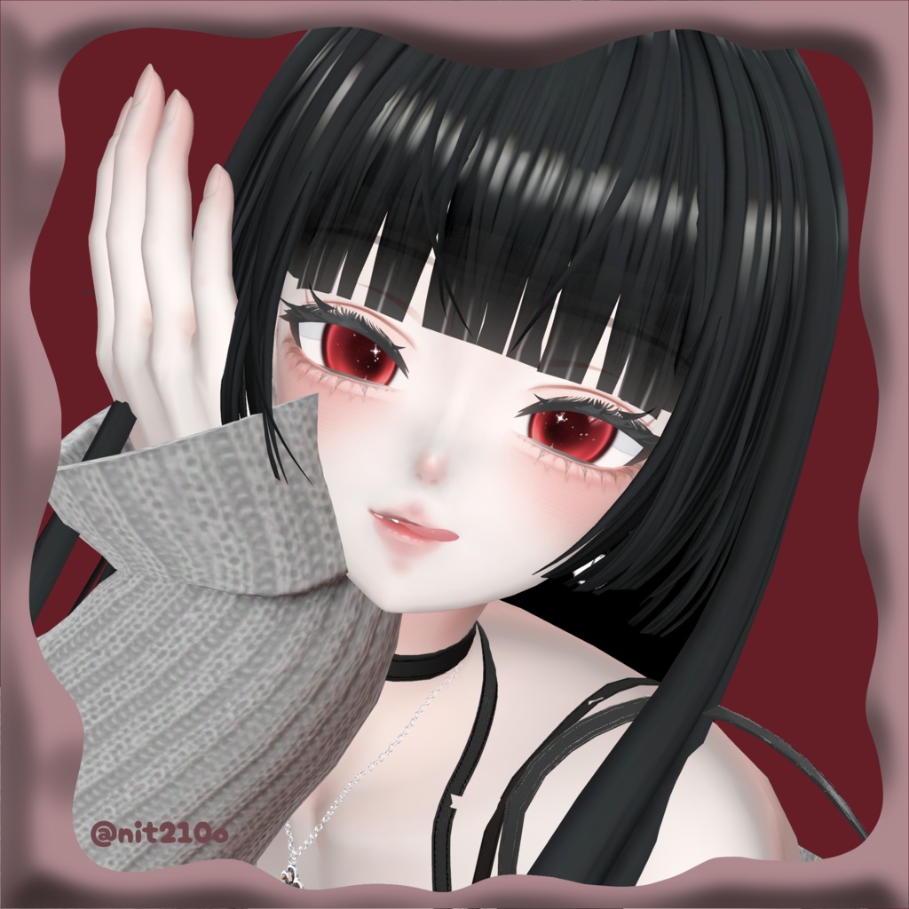 【森羅用】なちゅぷるあい【Eye & Makeup texture】【12アバター対応Eye texture】