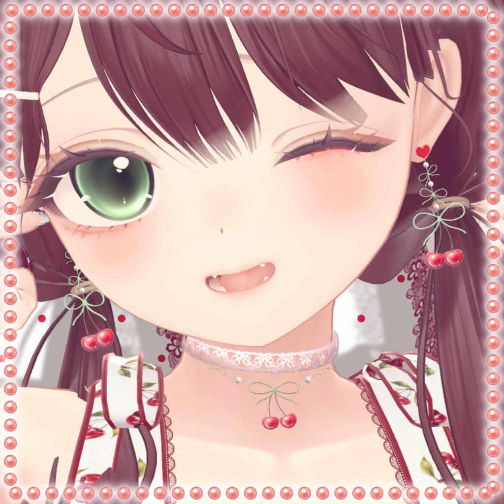 さくらんぼりぼんぴあすandちょーかー