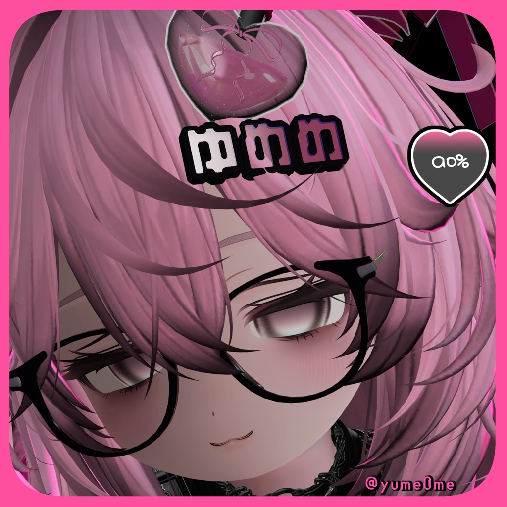 【ショコラ+20アバター対応】病%EYE【Eye & Makeup texture】