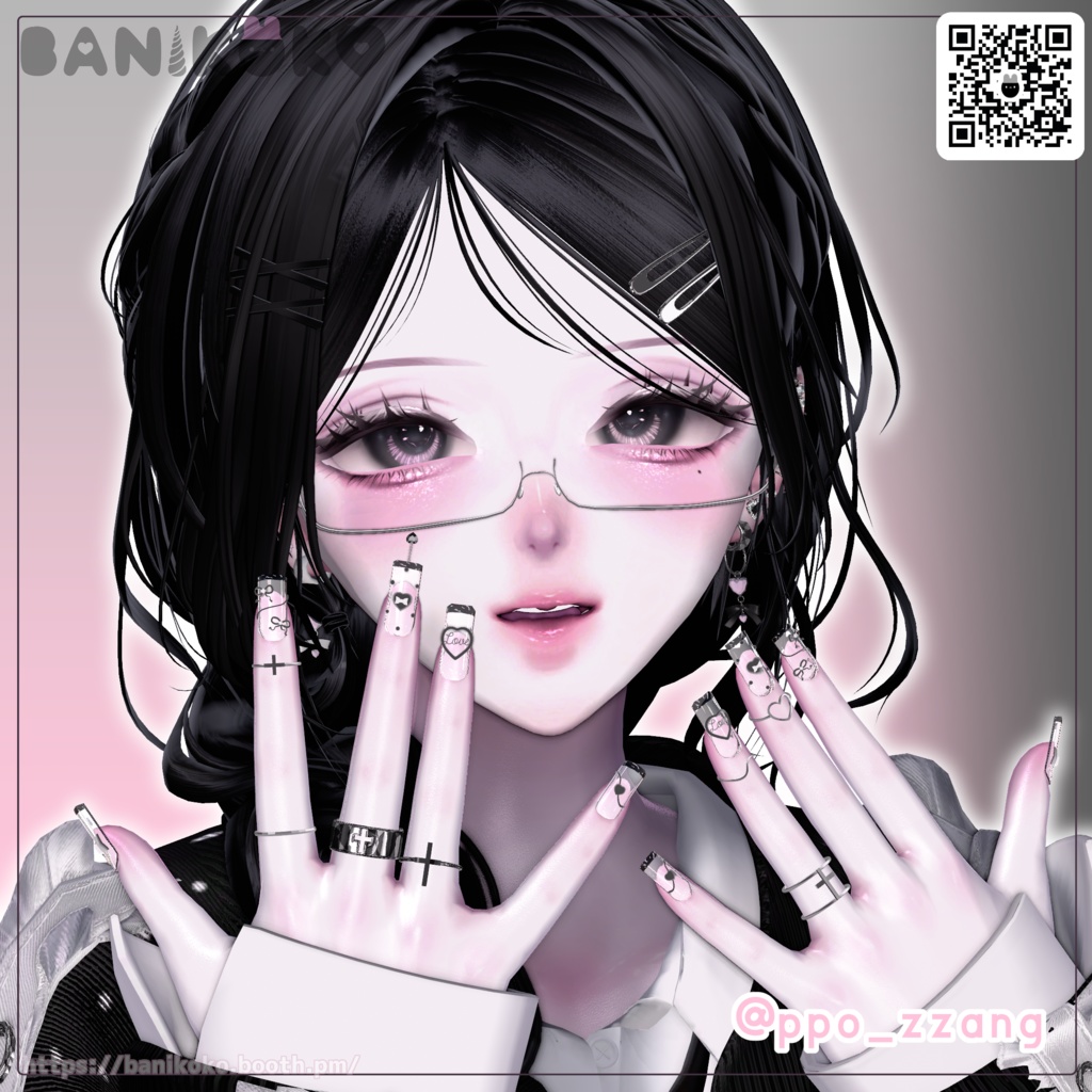 【13アバター対応】BBNaiL【3Dネイル】