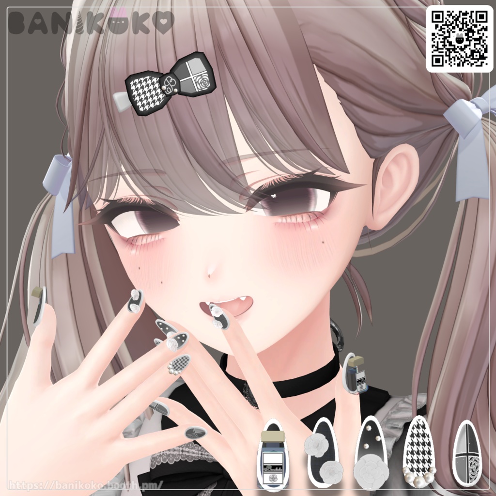 【21アバター+対応】ませみにねいる+【3Dネイル】