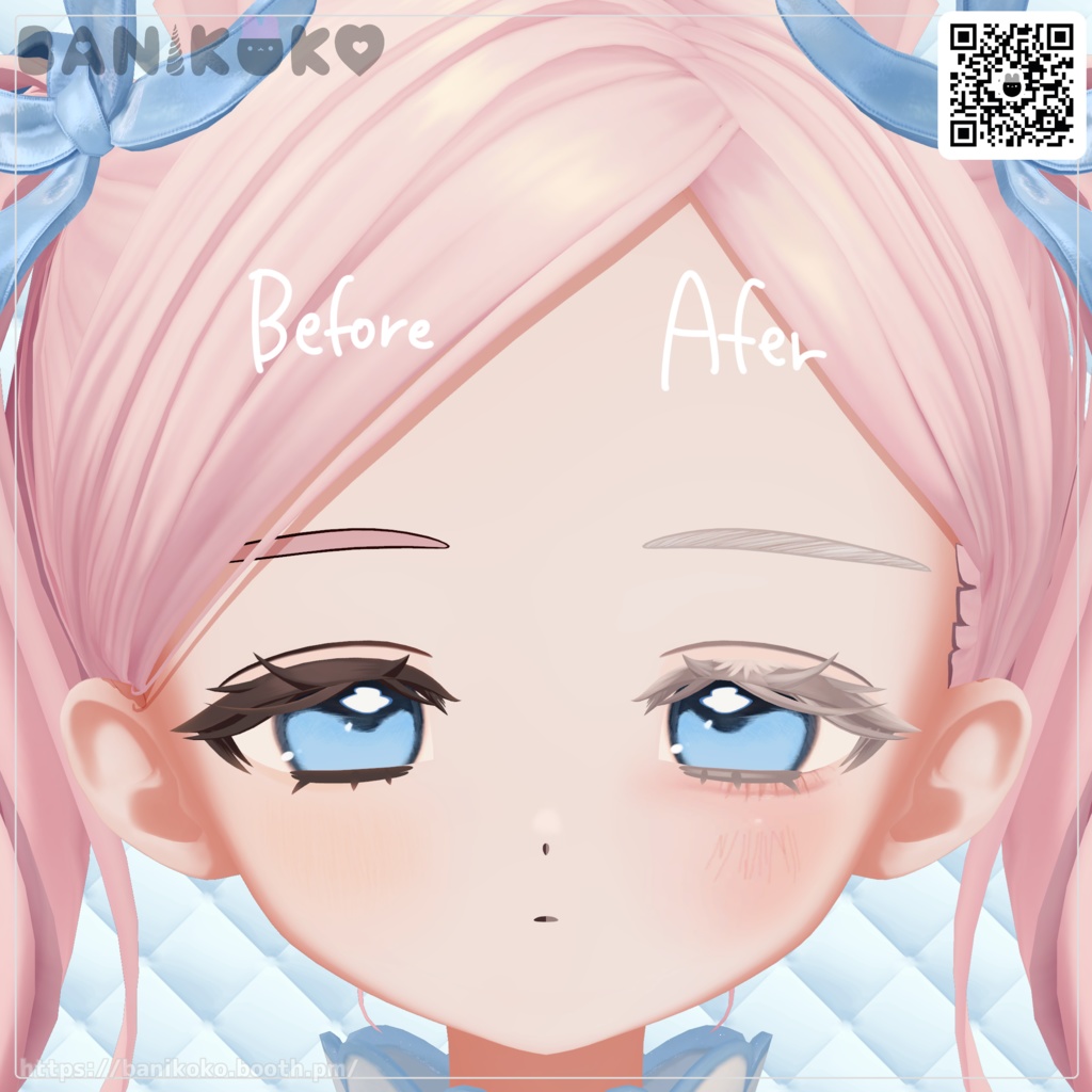 フィユエちゃん専用アイテクスチャ+メイクテクスチャ