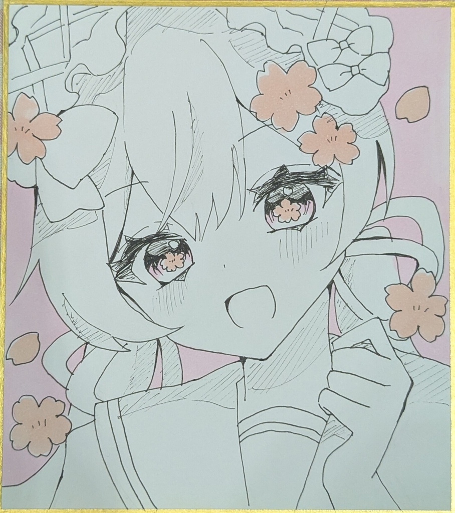 さくらちゃん色紙(小)