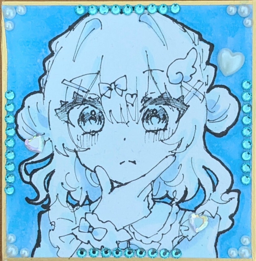 てんしちゃん豆色紙