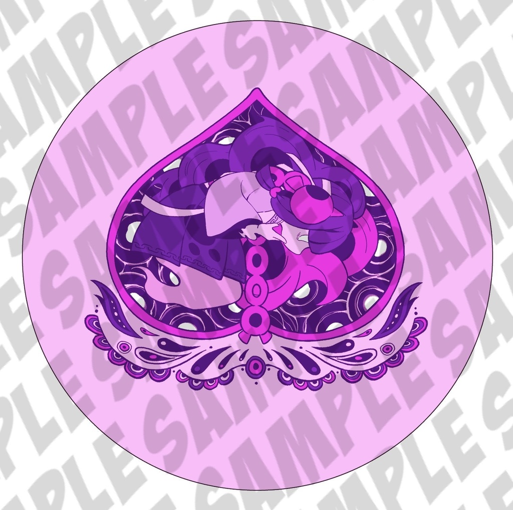 桃コルクコースター