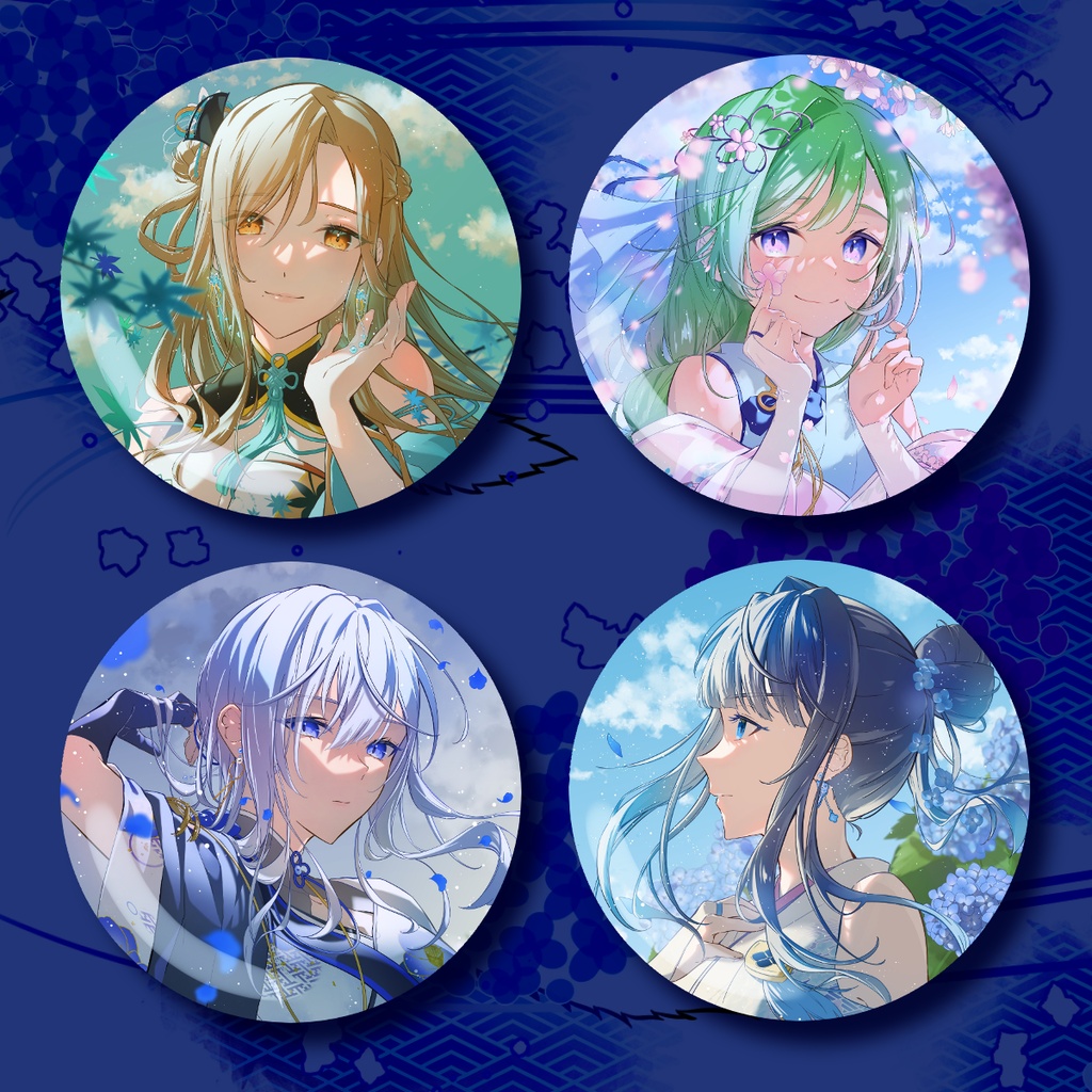 【四季華の彩戦】缶バッジ