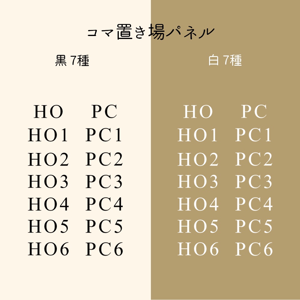 【TRPG素材/無料】シンプル文字素材