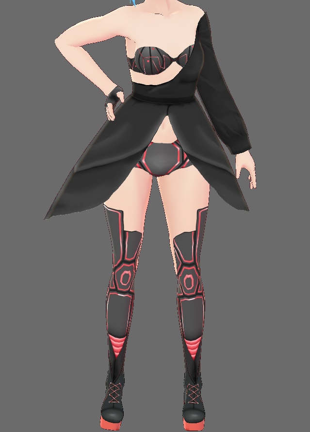 Vroid "Cyber Punk" Outfit