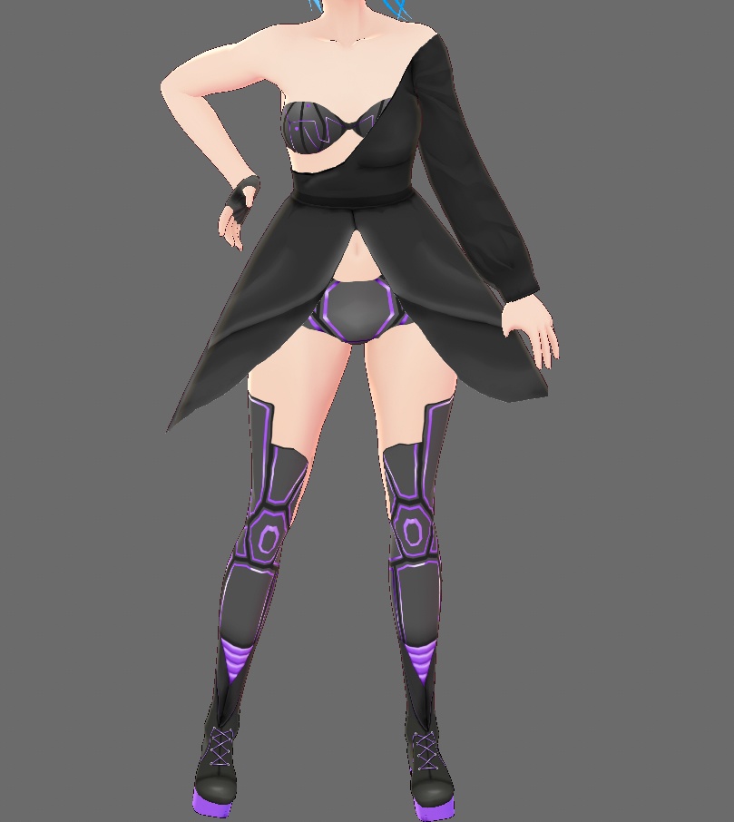 Vroid "Cyber Punk" Outfit