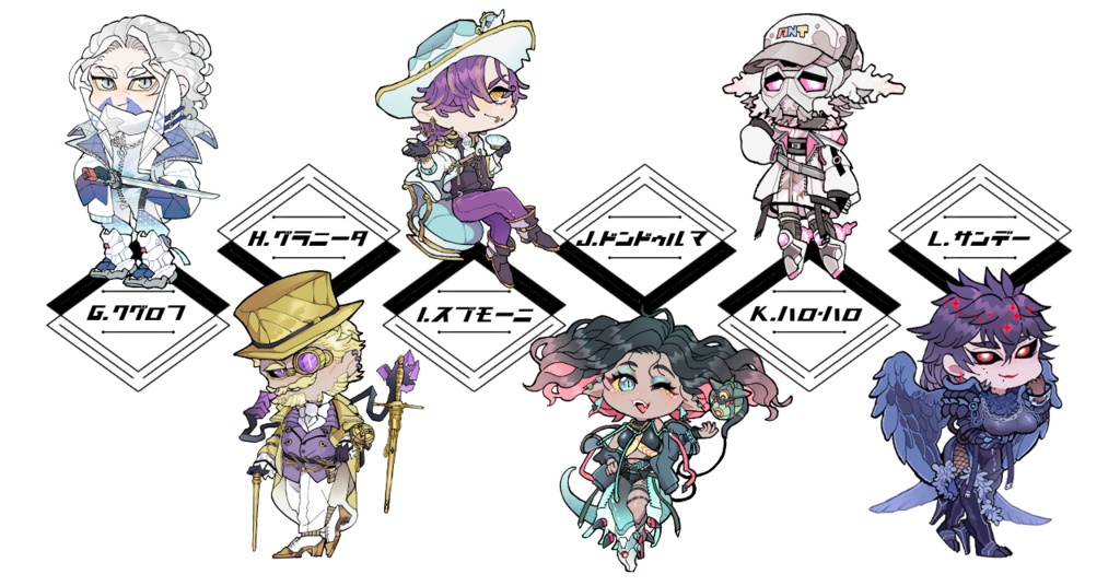 選べるPKGアクリルスタンド