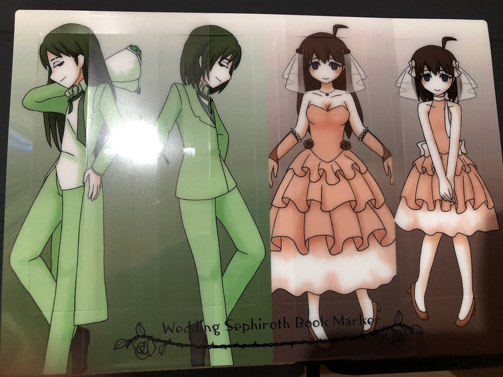 ウェディングセフィラしおりセット(5種)