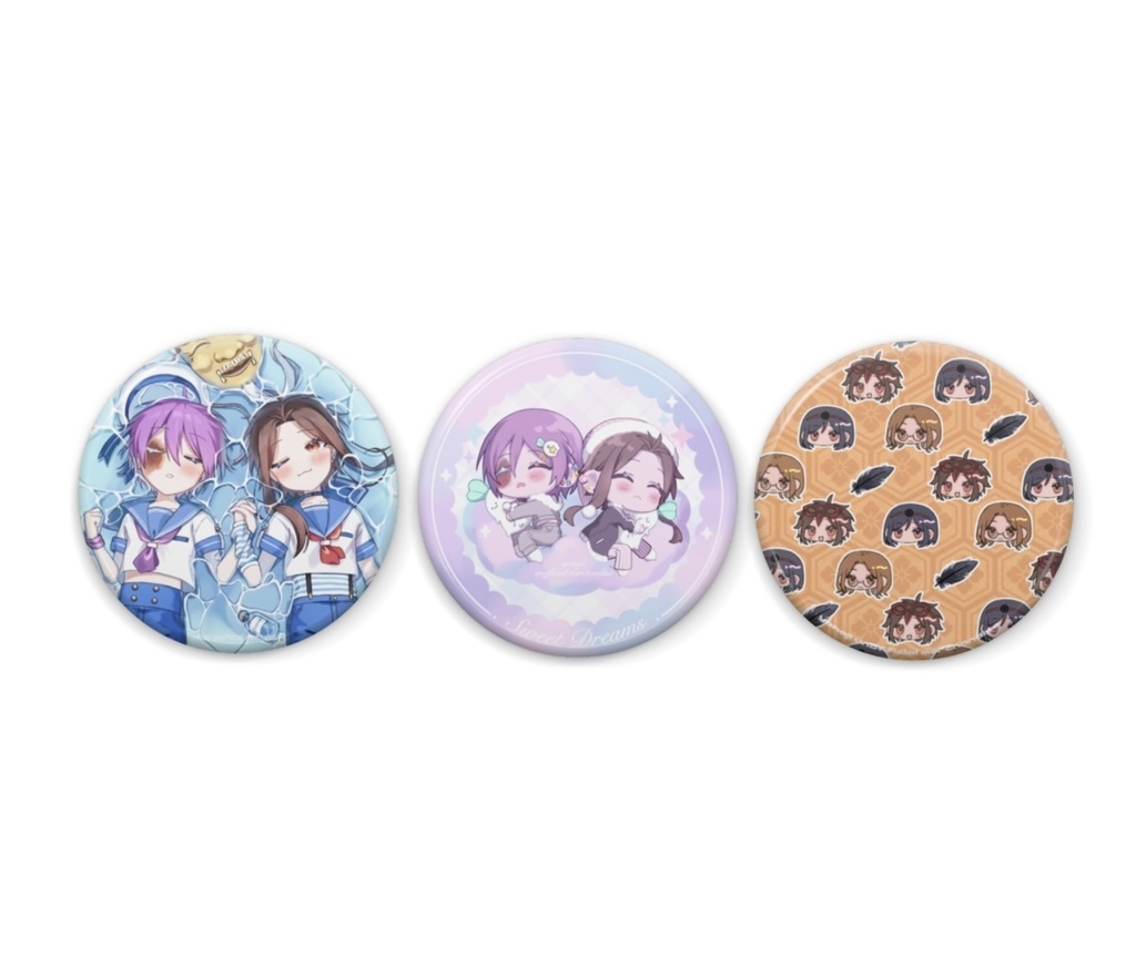 3種⚓️57mm缶バッジ