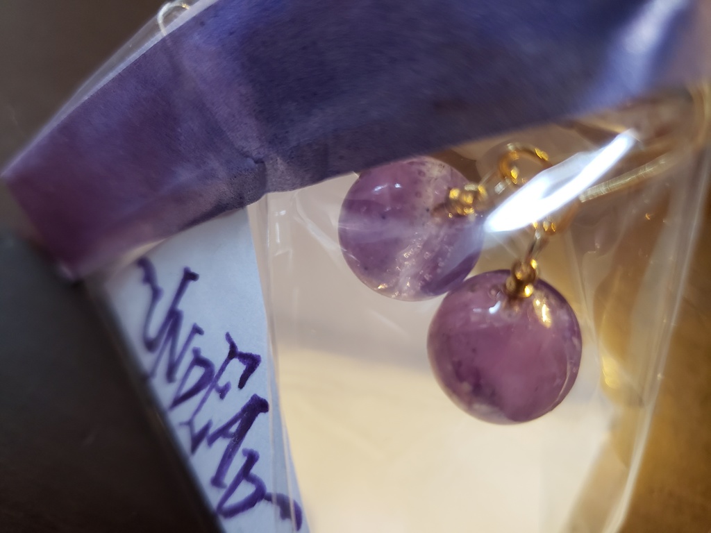 ユニットカラー球ピアス